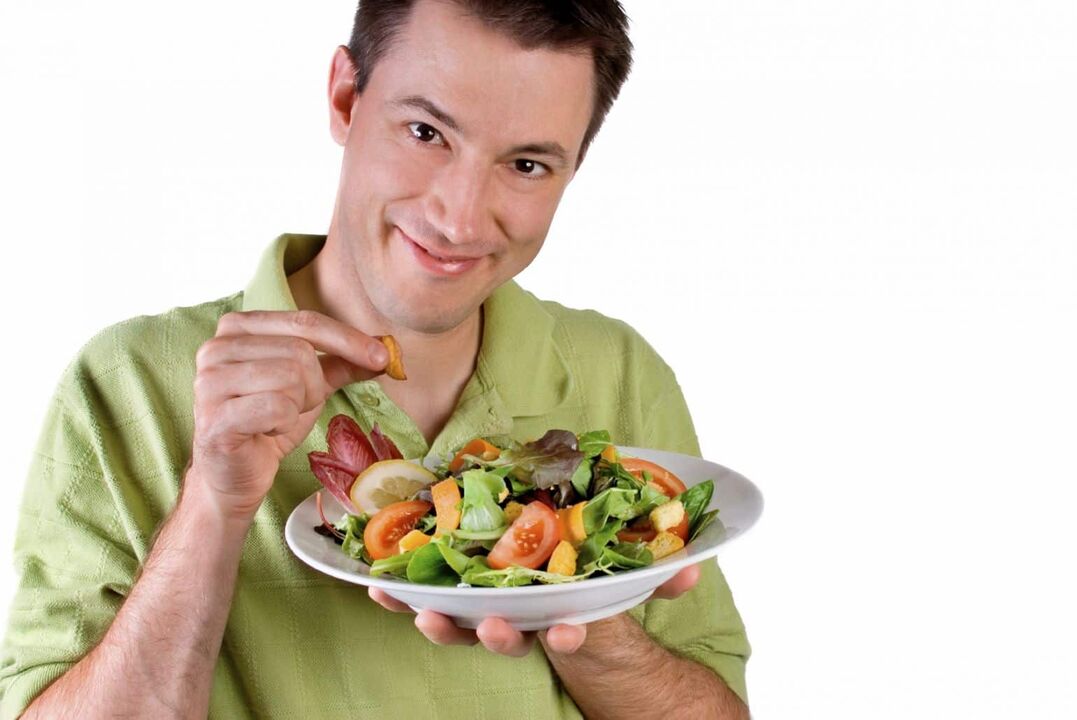 salad sayuran untuk kejantanan pria